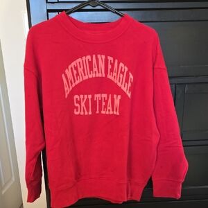 American Eagle Outfitters Red Women's Sweatshirt